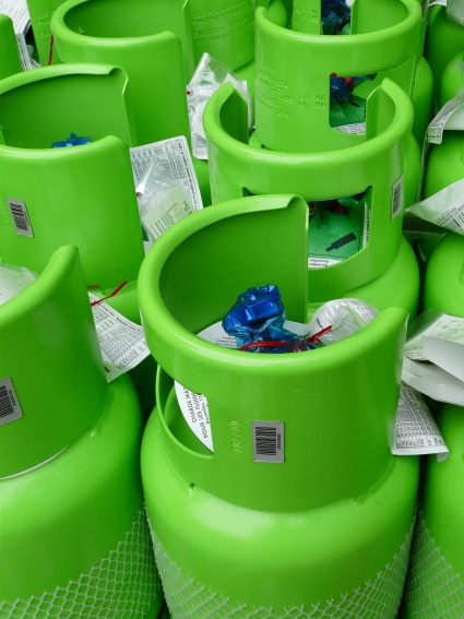 botellas de recuperación de refrigerantes